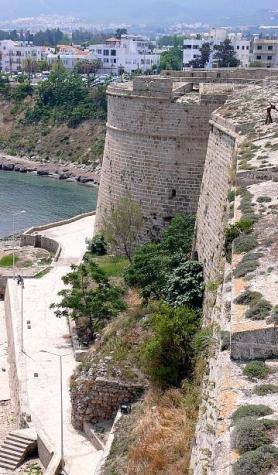 Girne - část pevnosti