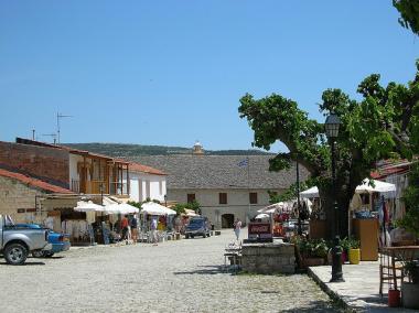 Kyperská vesnička Ómodos