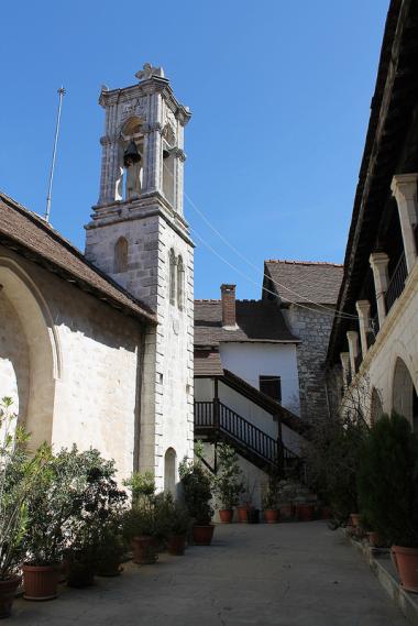 Část kláštera Panagia Chrysorogiatissa, Kypr