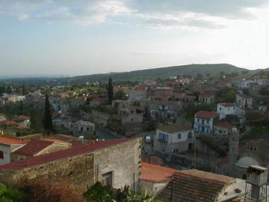 Kyperská vesnička Tochni