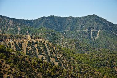 Kypr - pohoří Troodos